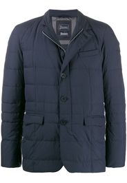 buttoned up padded jacket