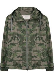 Herno camouflage-print hooded jacket - Verde