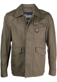 Herno Giacca con applicazione - Verde