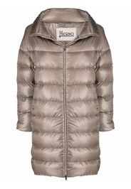 Herno down-feather mid-length coat - Toni neutri