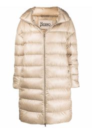 Herno down-feather mid-length coat - Toni neutri