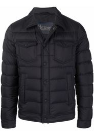 Herno long-sleeve down-feather jacket - Nero