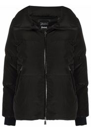 Herno cropped padded short jacket - Nero