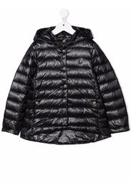 Herno Kids logo padded jacket - Nero