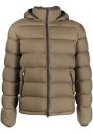 Herno quilted zip-up hooded jacket - Verde