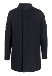 Herno single-breasted fitted coat - Blu