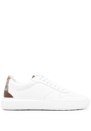 Herno monogram-heel low-top sneakers - Bianco