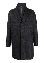 Herno Nottingham Ecoage layered coat - Nero