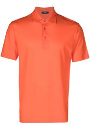 Herno short-sleeved polo shirt - Arancione