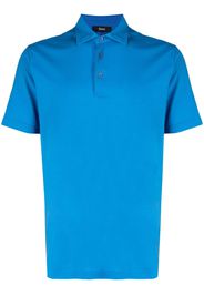 Herno button-placket polo shirt - Blu