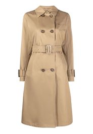 Herno belted double-breasted trench coat - Marrone