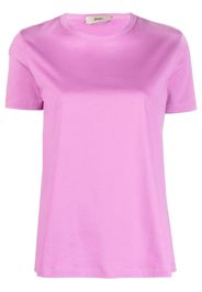 Herno peplum-hem short-sleeve T-shirt - Rosa