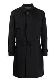 Herno two-pocket belted waist coat - Nero