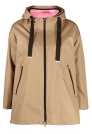 Herno reversible zip-up hooded jacket - Toni neutri