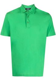 Herno button-placket polo shirt - Verde
