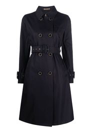 Herno belted double-breasted trench coat - Blu