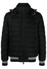 Herno quilted-finish padded jacket - Nero