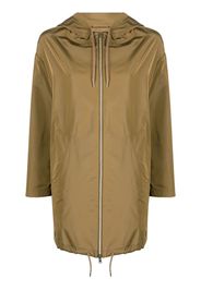 Herno drawstring-design raincoat - Marrone