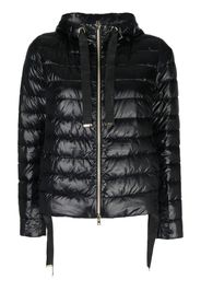 Herno drawstring hood puffer jacket - Nero