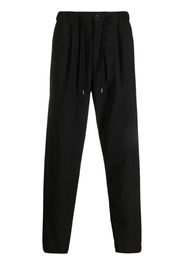 Herno Pantaloni dritti con coulisse - Nero