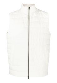Herno padded-design feather down gilet - Bianco