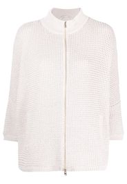 Herno high-neck knitted cardigan - Rosa