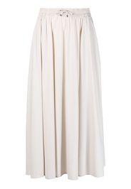 Herno drawstring midi skirt - Grigio