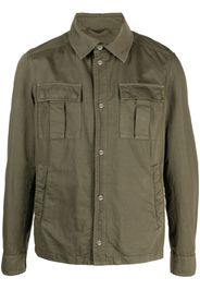 Herno cotton-blend button-up shirt - Verde