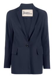 Herno single-breasted button-fastening blazer - Blu