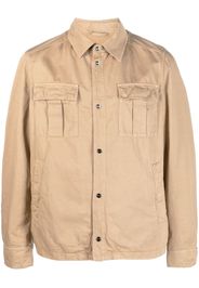 Herno button-up shirt jacket - Toni neutri