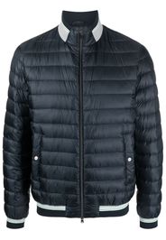 Herno zip-up padded down jacket - Blu
