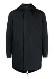 Herno zip-up hooded parka - Nero