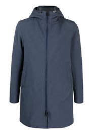 Herno drawstring-hood zipped parka - Blu