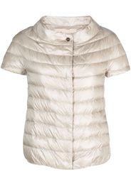 Herno Margherita short-sleeve quilted jacket - Toni neutri