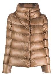 Herno funnel-neck padded jacket - Marrone