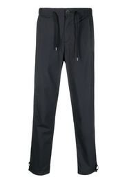 Herno drawstring-waist tapered trousers - Blu