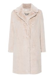 Herno faux-fur single-breasted coat - Toni neutri