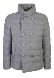 Herno double-breasted jacket - Grigio