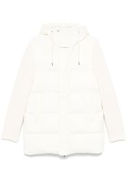 Herno Cappotto con maniche in maglia - Bianco