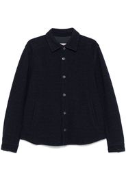 Herno Camicia con motivo spigato - Blu