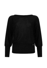 Herno metallic knitted top - Nero