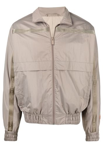 Heron Preston HP CAT WINDBREAKER TAUPE YELLOW - Marrone