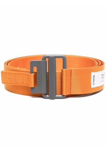 Heron Preston TAPE BELT 4CM CLASSIC BUCKLE ORANGE LIGH - Arancione