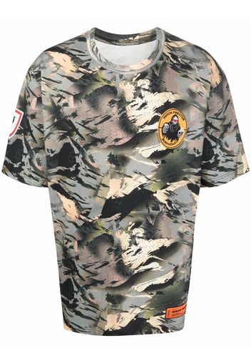 Heron Preston T-shirt con stampa camouflage - Verde