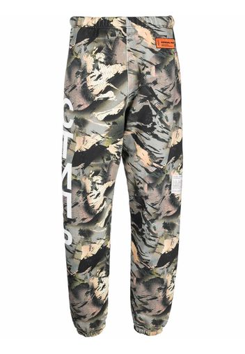 Heron Preston Pantaloni sportivi СТИЛЬ con stampa camouflage - Verde