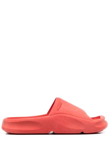 Heron Preston Sandali slides con logo goffrato - Rosso