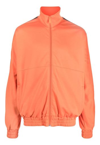 Heron Preston logo-patch zip-fastening jacket - Arancione