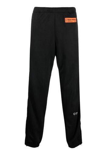 Heron Preston logo-patch track pants - Nero