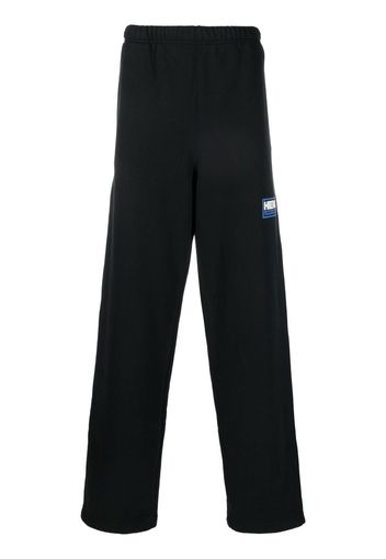 Heron Preston logo-patch wide-leg track pants - Nero