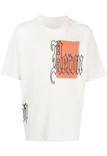 Heron Preston logo-print cotton T-shirt - Toni neutri